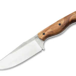 Couteau Fixe Boker Plus Overnighter 02BP0025 D2 Burl Wood