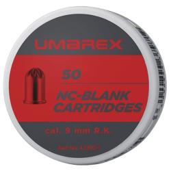 Umarex CAL 9MM R - CARTOUCHES &Agrave; BLANC (x50)