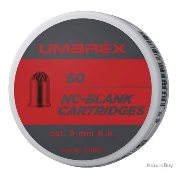 Umarex CAL 9MM R - CARTOUCHES � BLANC (x50)