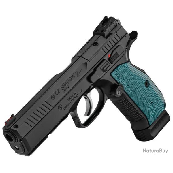 PISTOLET CZ SHADOW 2 OPTIC READY CAL 9X19 NOIR/BLEU