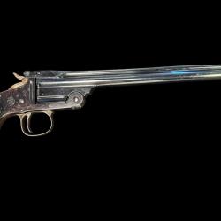 pistolet smith and wesson mod&egrave;le of 1891 single shot canon de 25,5 cm !!!    calibre 22 lr