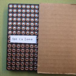 Lot de 100 amorces Cheddite CX 2000 vendues en plaquette