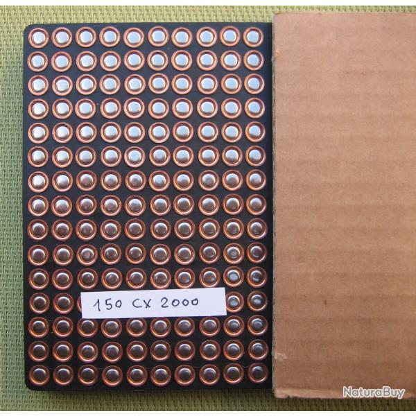 Lot de 150 amorces Cheddite CX 2000 vendues en plaquette