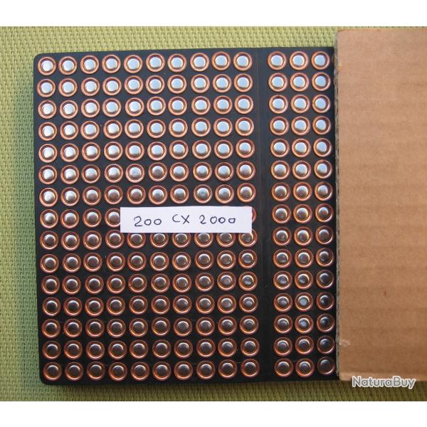 Lot de 200 amorces Cheddite CX 2000 vendues en plaquette