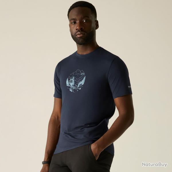 Tee Shirt Randonn�e Homme Regatta "Fingal Stretch" 2XL Bleu