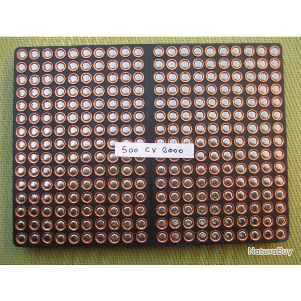 Lot de 500 amorces Cheddite CX 2000 vendues en plaquette
