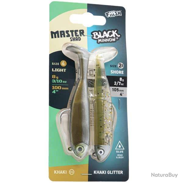 Fiiish Mix Master Shad 100 8g Et Black Minnow 105 8g