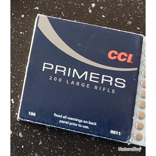 Amorces CCI magnum promets250 large rifle  100 parts