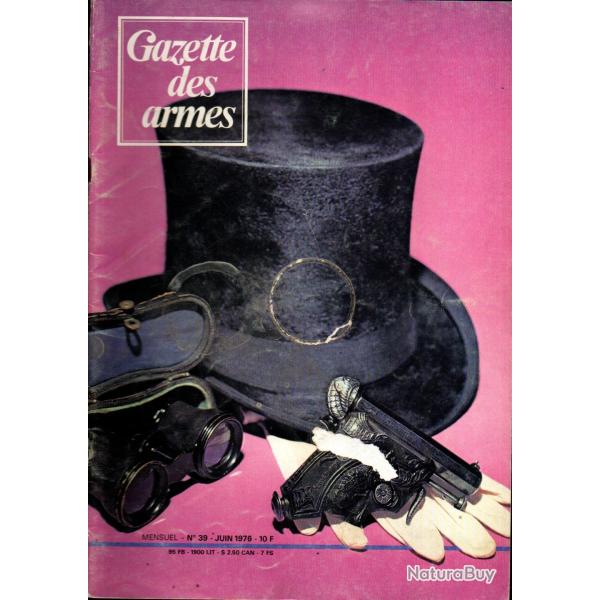 gazette des armes 39, kris java et bali, fusil vetterli, sten part 1, mus�e militaire istanbul