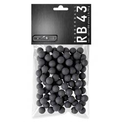 100 Billes caoutchouc entrainement T4E RB Prac Series Cal.43