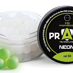 50 Billes phosphorescentes vertes Praga Cal.50
