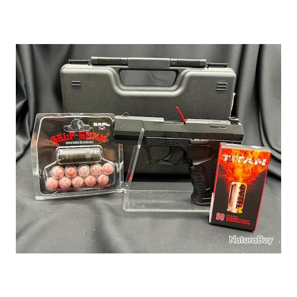 PACK PR�T A TIRER PISTOLET WALTHER P99 SV CAL 9 MM PAK + EMBOUT SELF GOMM
