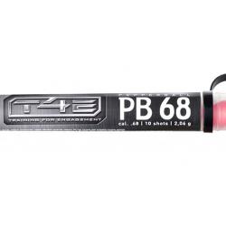 Tube de 10 billes poivre T4E PEB68 Cal.68