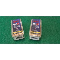 2 boites CCI Maxi Mag 22WMR hollow point 40 grains