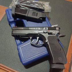 PISTOLET CZ  75 SP 01 SHADOW CAL 9X19 CAT B