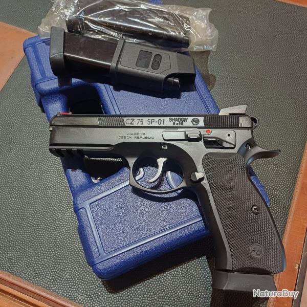 PISTOLET CZ  75 SP 01 SHADOW CAL 9X19 CAT B