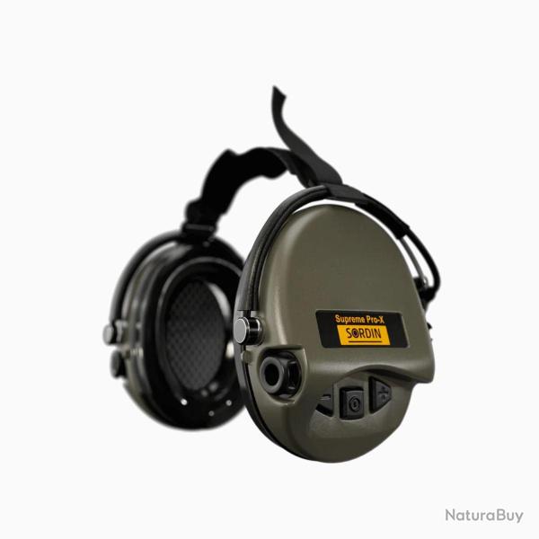 Casque Anti-bruit Supr�me Pro-X Serre-nuque Vert Olive