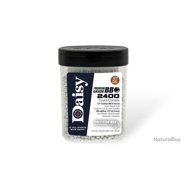 2400 billes acier Daisy Cal. 4,5 mm