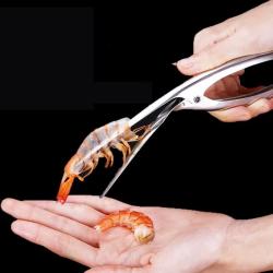 Ustencile de cuisine pour pr&eacute;paration des crevettes Inox