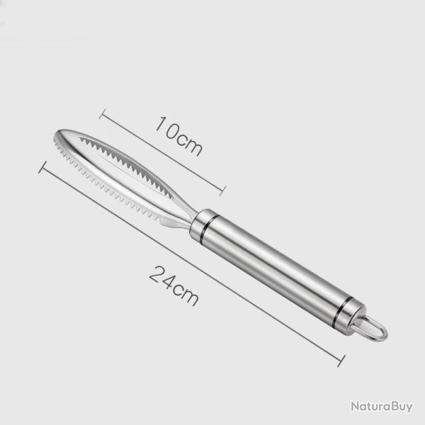 Ustencile pour �cailler le poisson Inox