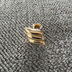 Boucle d'oreille unique en or massif 18 carats - clous