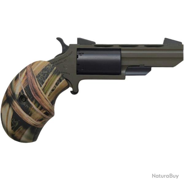 Revolver NAA Green Huntsman Camo Grip 2" cal 22 Magnum - North American Arms