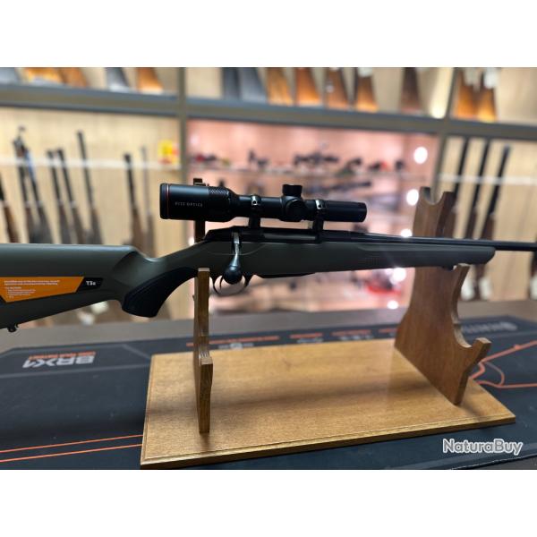 PACK CARABINE TIKKA T3X OD GREEN 30.06 + OPTIQUE