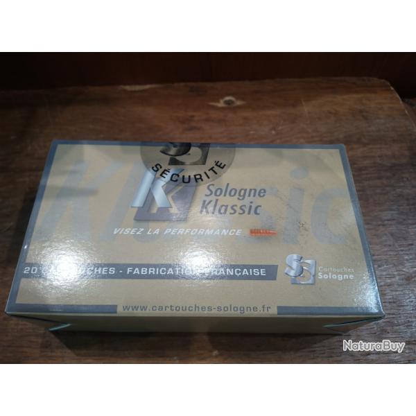 Boite de 20 balles SOLOGNE cal 7x64