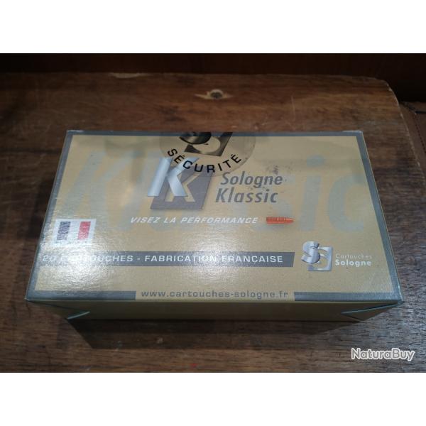 Boite de 20 balles SOLOGNE cal 9,3x62 subsonique