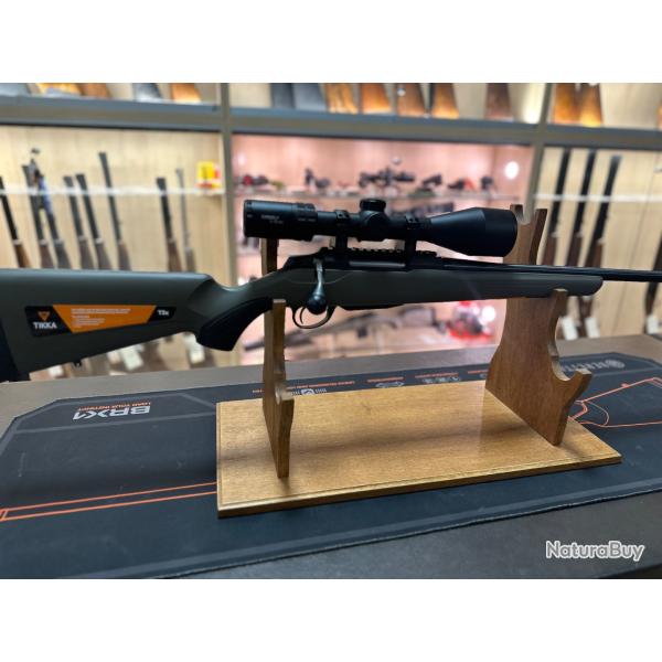 PACK CARABINE TIKKA T3X OD GREEN 308W + OPTIQUE