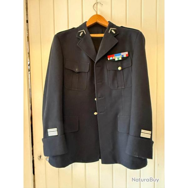 Uniforme Gendarmerie An 60's 70's Veste bleu marine ( 2 )