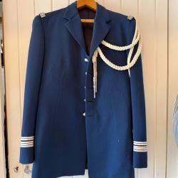Uniforme Gendarmerie An 60's 70's Veste apparat bleu marine
