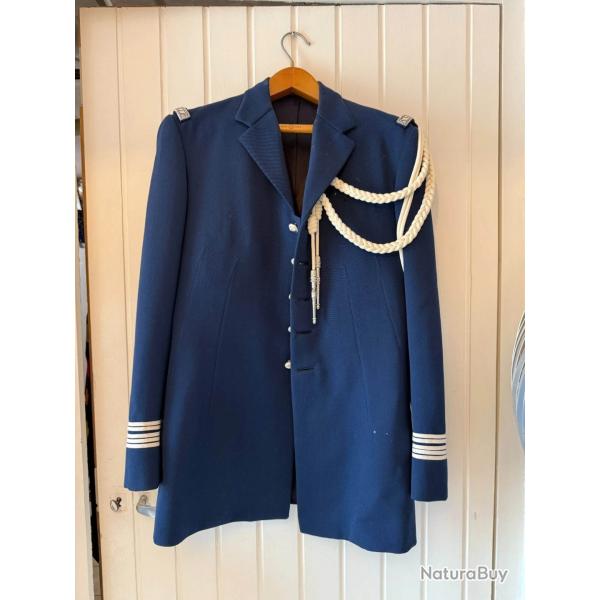 Uniforme Gendarmerie An 60's 70's Veste apparat bleu marine