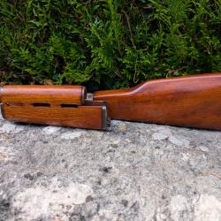 Vend kit bois garde main bois et crosse bois pour ak yougo m70 m76 etc
