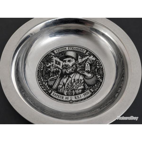 Vide-poche L�gion �trang�re Sapeur 1er REI - coupelle militaria collection k�pi blanc Camerone
