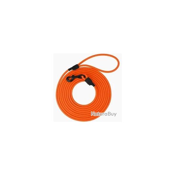 Laisse master pvc tubulaire orange 1.5ml x 6mm