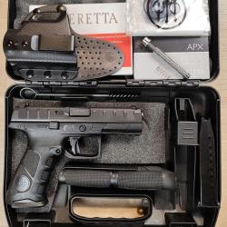 Pistolet BERETTA mod&egrave;le APX - Cal 9x19 - 2d chargeur, mallette, holster (Occasion)