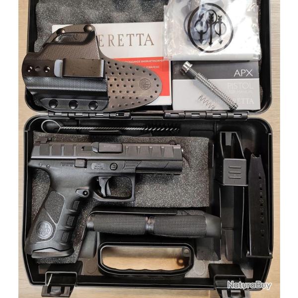 Pistolet BERETTA mod�le APX - Cal 9x19 - 2d chargeur, mallette, holster (Occasion)