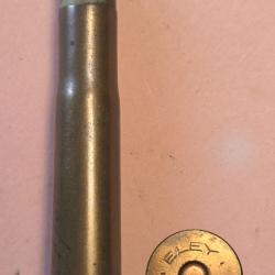 une cartouche de grande chasse Eley No 2 Express balle plomb calpin&eacute;e ,poudre noire