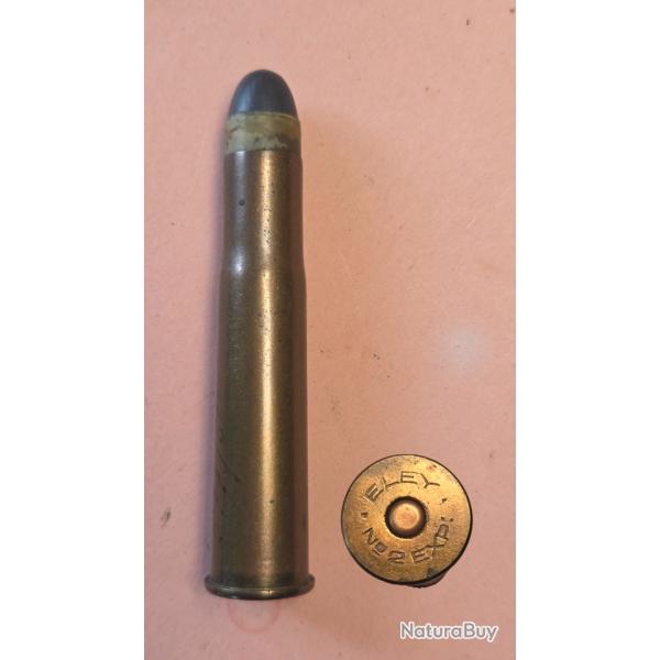 une cartouche de grande chasse Eley No 2 Express balle plomb calpin�e ,poudre noire