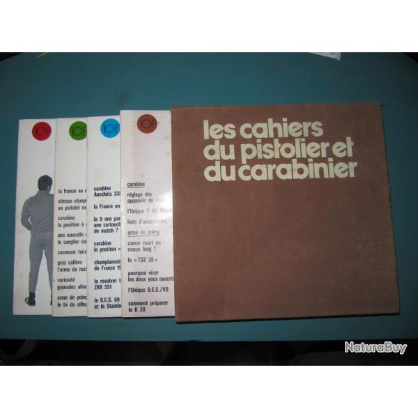 Coffret N�1 � 4 Les cahiers du pistolier et carabinier