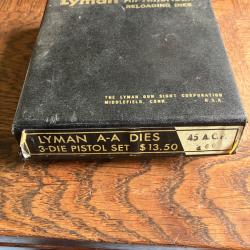 Jeu d'outils lyman 45acp