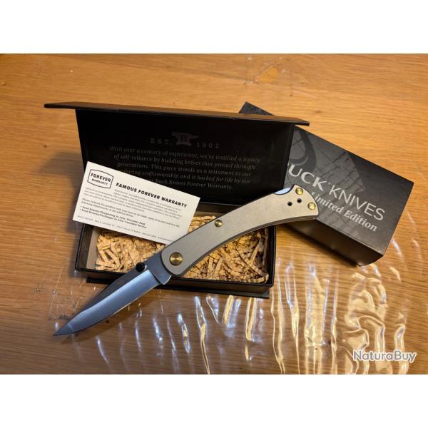 BUCK 110 SLIM PRO TRX TITANIUM