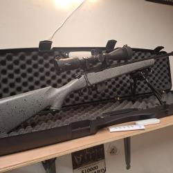 BERGARA BMR STEEL GREY CAL. 22LR NEUVE +LUNETTE + SILENCIEUX + BIPIED + MALLETTE