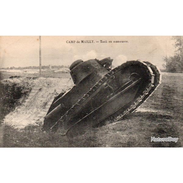 Carte Postale - CAMP DE MAILLY. - Tank en manoeuvre. -N�8251