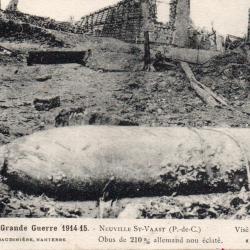 Carte Postale Ancienne - La Grande Guerre 1914-1915 - Neuville St-Vaast. -N&deg;8250