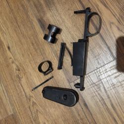Pontet, plaque de couche, grenadiere, embouchoir ressort mauser 98k au m&ecirc;me num&eacute;ro.
