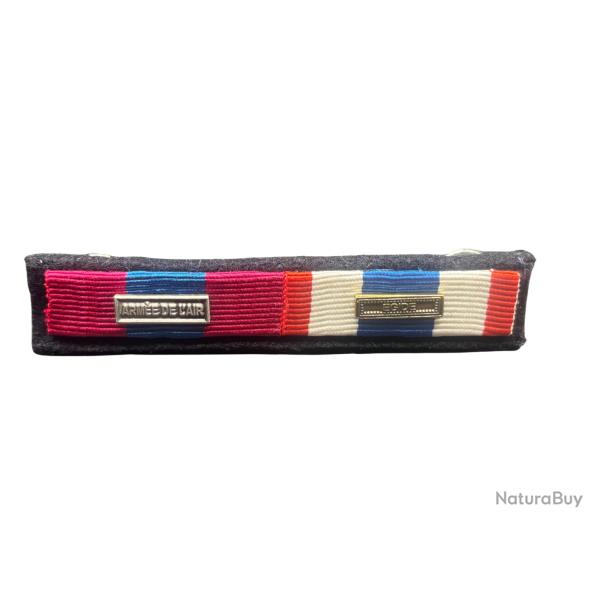 (133.014) Barrette Dixmude - M�daille D�fense Nationale Bronze + M�daille Protec