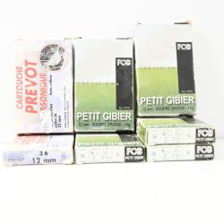61 Cartouches calibre 12mm