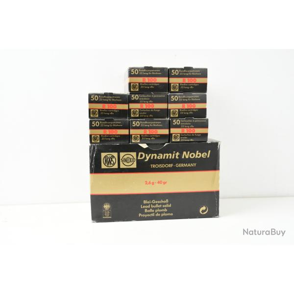 900 Balles RWS R100 calibre 22lr